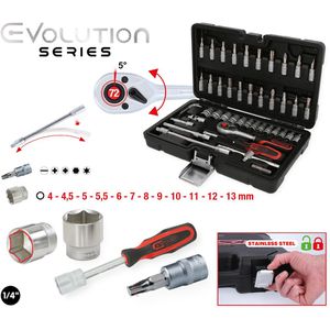 Produktbild für Werkzeugkoffer KS-Tools Steckschlüssel 917.0648