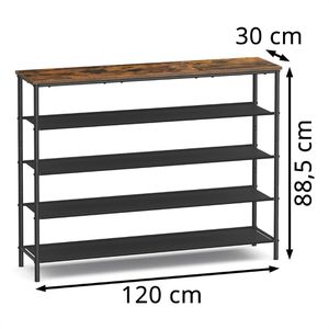 Produktbild für Schuhregal Vasagle LBS136B01, aus Metall