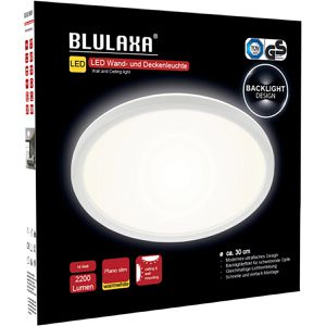 Produktbild für Deckenleuchte Blulaxa Plano slim, weiß, LED
