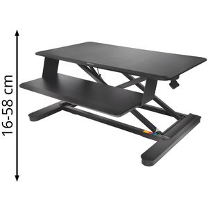 Schreibtischaufsatz Kensington SmartFit , schwarz