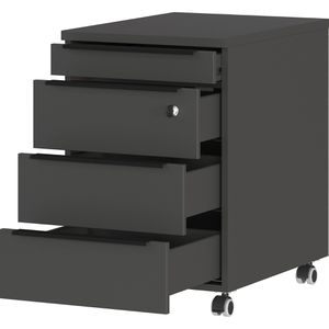 Produktbild für Rollcontainer Germania Mailand 4376-547, aus Holz, graphit