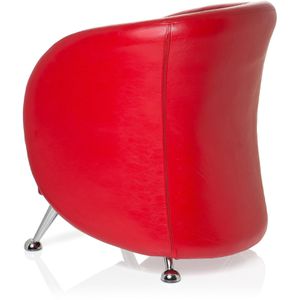 Produktbild für Loungesessel hJh-OFFICE ST. LUCIA, 713220, rot