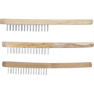 Produktbild für Drahtbürste BGS-technic 85815, Set, Handbürste 260 mm