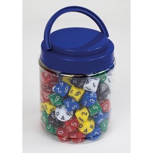 Produktbild für Würfel TimeTex 93636, Einer 0-9, bunt