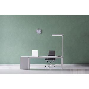 Produktbild für Schreibtischlampe Maul Mauljaval, silber, LED, dimmbar
