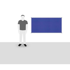 Produktbild für Pinnwand Maul MAULstandard 64450 Textil, blau