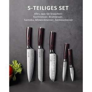 Produktbild für Messerset Paudin Universal Classic NS5, in Geschenkbox