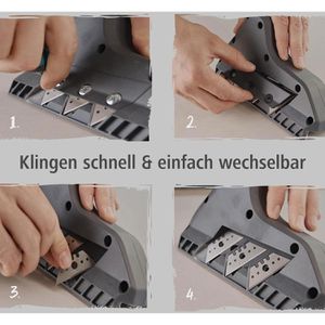 Produktbild für Handhobel Wolfcraft 4009000, Messerbreite 52mm