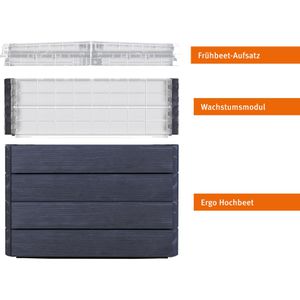 Produktbild für Hochbeet Garantia Ergo Quadro TurboPlus M 85 Wood