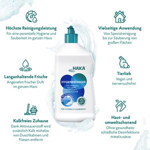 Produktbild für Hygienereiniger HAKA mit Aktivsauerstoff