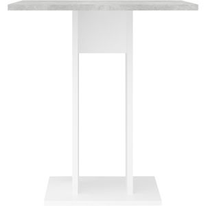 Produktbild für Esstisch FMD-Möbel Bandol 1,668001, beton / weiß