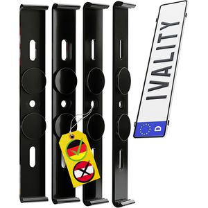 Produktbild für Kennzeichenhalter IVALITY Premium Klick