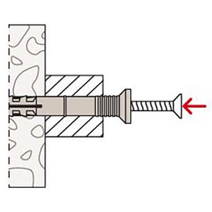 Produktbild für Dübel Fischer 50338, N5x30/5P