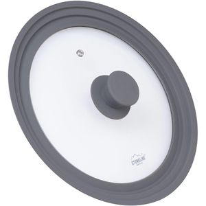 Topfdeckel STONELINE 14330 mit Silikonring, Universaldeckel