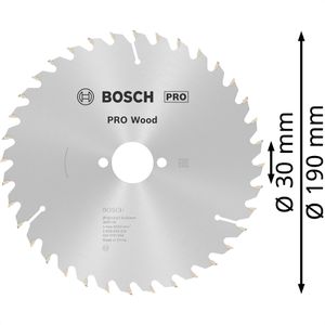 Produktbild für Kreissägeblatt Bosch PRO Wood, 2608640616