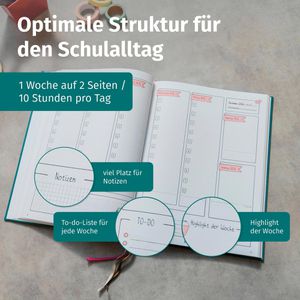Produktbild für Lehrerkalender Betzold Design-Schulplaner, Jahr 2026/2027
