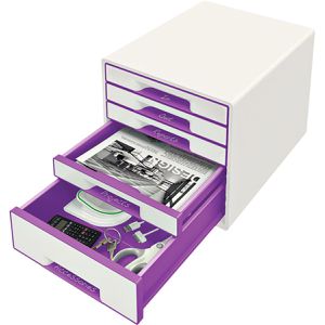 Produktbild für Schubladenbox Leitz 5214-20-62, WOW Cube, A4