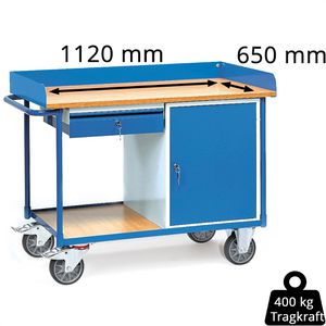 Produktbild für Werkstattwagen Fetra 2436, Tragkraft 400 kg