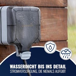 Produktbild für Steckdose Poppstar IP66, Aufputz