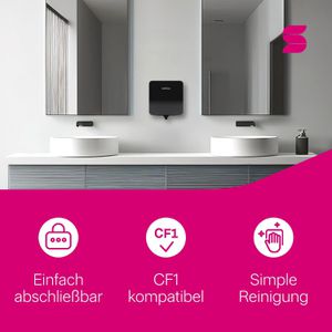 Produktbild für Handtuchspender Satino Hyginity Plus, 333417, CF1