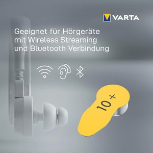 Produktbild für Hörgerätebatterie Varta 10