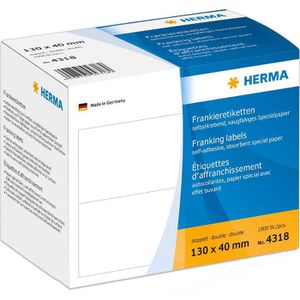 Frankieretiketten Herma 4318 doppelt
