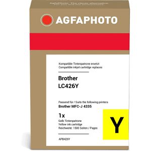 Produktbild für Tinte AgfaPhoto für Brother LC-426Y, gelb