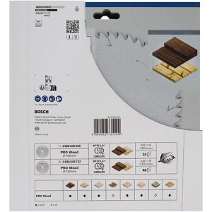 Produktbild für Kreissägeblatt Bosch PRO Wood, 2608644729, 3er Set