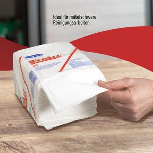 Produktbild für Einwegtücher Wypall X70, 8387, PowerClean, Hydroknit, weiß