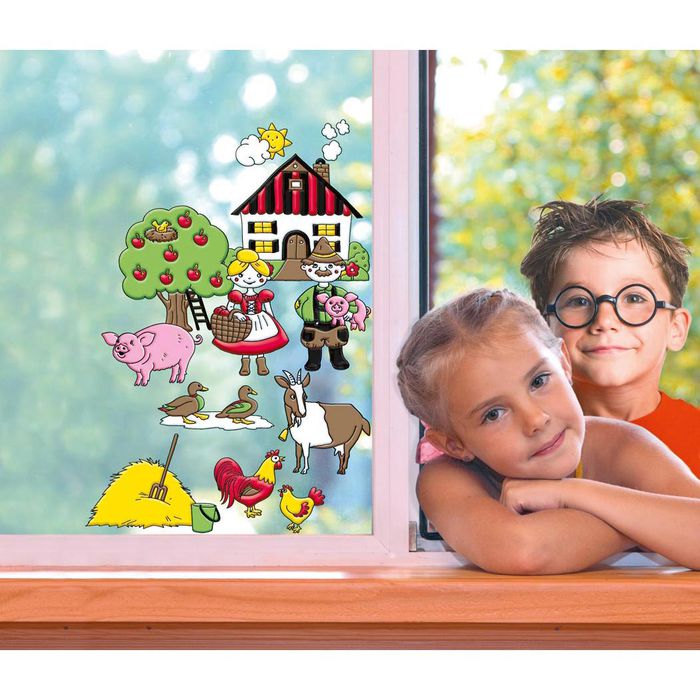 Marabu Fenstermalfarben fun&fancy, Farmers World, 6 Farben Marabu Fenstermalfarben fun&fancy, Farmers World, 6 Farben