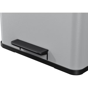 Produktbild für Mülleimer Hailo Öko trio Plus L, silber