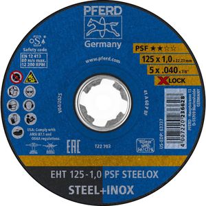 Trennscheibe PFERD-TOOLS PSF STEELOX, X-Lock