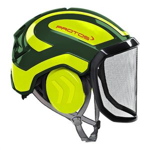 Forsthelm Protos Integral Arborist G16, oliv-gelb
