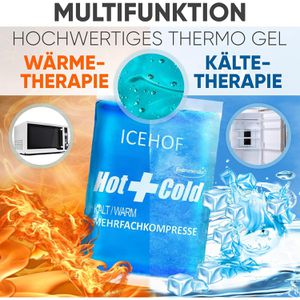 Produktbild für Kühlkompresse ICEHOF Kühlpads M, 3 Stück