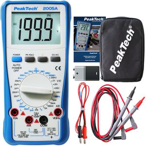 Produktbild für Multimeter PeakTech P 2005A, digital, RMS