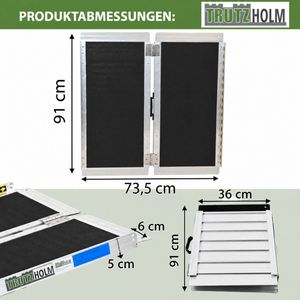 Produktbild für Auffahrrampe Trutzholm 35857, Schwellenrampe
