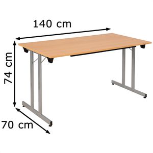 Produktbild für Klapptisch Sodematub TPMU147HA, aus Holz