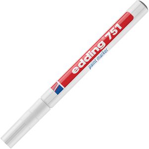 Produktbild für Lackmarker Edding 751, weiß