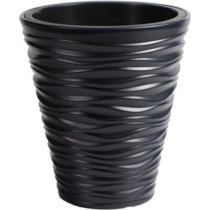Übertopf Prosperplast Sand Slim, anthrazit, Ø 30 x 52 cm
