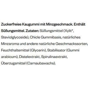 Produktbild für Kaugummis True-Gum Minze