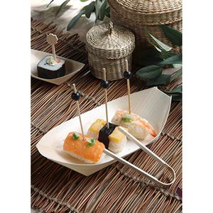 Produktbild für Fingerfoodschalen Papstar 84419 pure, Kiefernholz