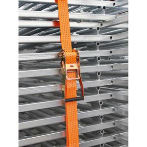Produktbild für Spanngurt Kerbl 37141, orange, mit Haken &amp; Ratsche