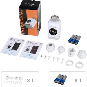 Produktbild für Heizkörperthermostat SALCAR TRV801W, App-fähig