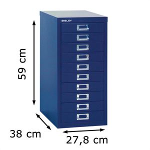 Produktbild für Schubladenschrank Bisley MultiDrawer, aus Metall