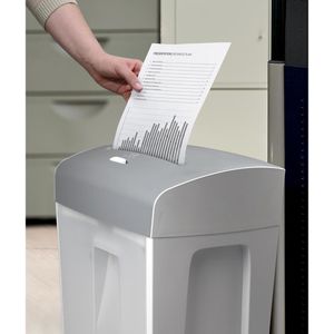 Produktbild für Aktenvernichter Monolith PBS 14-17, grau, mit Rollen