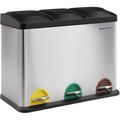 Mülleimer Songmics LTB45L, silber