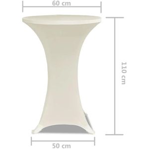 Produktbild für Tischhusse vidaXL Stretch, 241207, Ø 60 cm