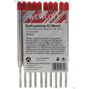 Produktbild für Kugelschreiberminen Westcott 733489