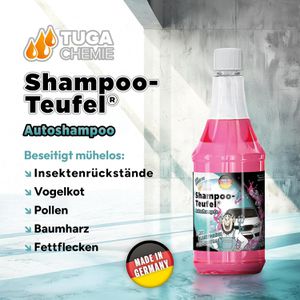 Produktbild für Autoshampoo Tuga-Chemie Shampoo-Teufel, mit Litschi-Duft