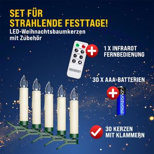 Produktbild für Christbaumkerzen Monzana 105266